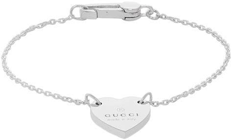 gucci heart braclet|gucci trademark bracelet.